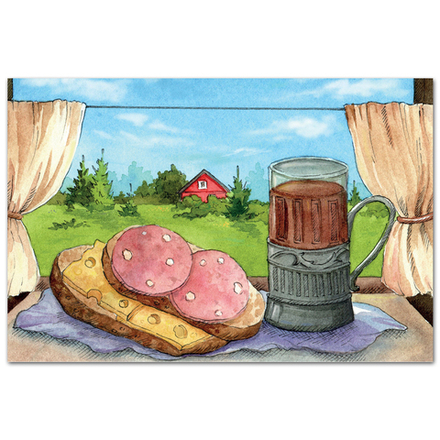 Чай в поезде