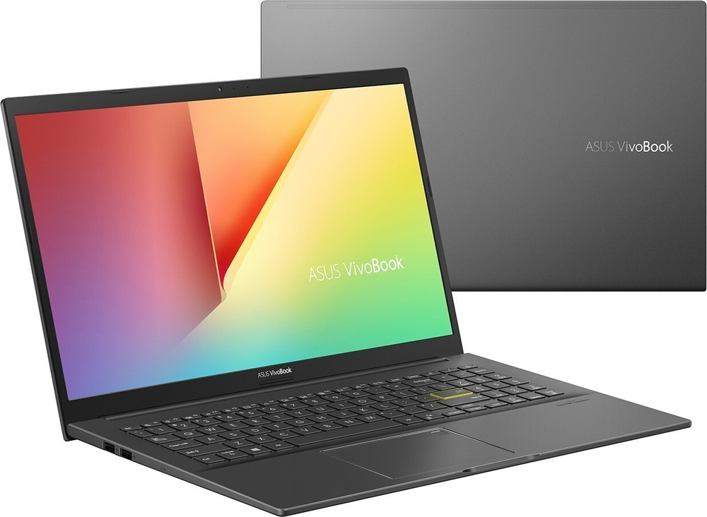 Ноутбук ASUS VivoBook S15 M513UA-BQ319T AMD Ryzen 5 5500U/16Gb/1Tb SSD Nvme/15.6; IPS FHD AG (1920x1080) WiFi/BT/Windows 10 Home/Indie Black/Aluminum cover