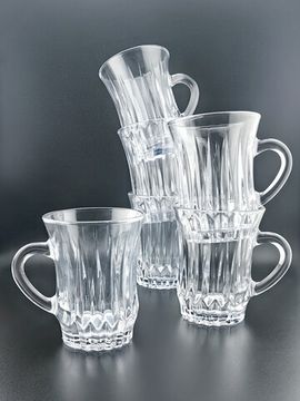 Набор кружек 6 шт. 200 мл. стекло