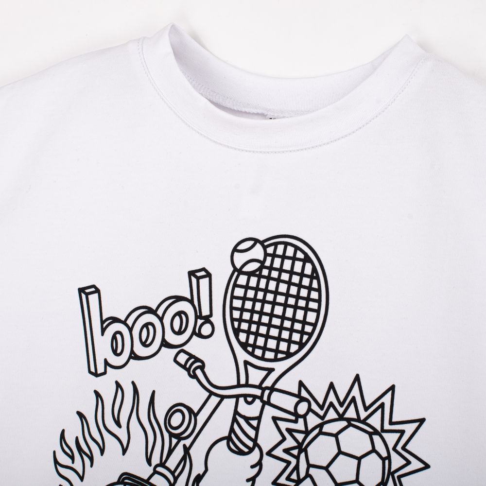 Футболка оверсайз с принтом "Спорт" подростковая