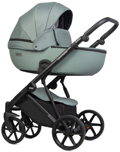 Детская коляска Riko Basic Montana Plus 2 в 1 41 Green зеленый