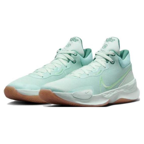 NIKE Renew Elevate 3 Баскетбольные кроссовки Низкие Прибрежный синий/Паровой зеленый/Красный Бронза/Светло-зеленый/ICE Жадеит Синий Мужские