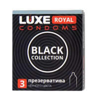 Презервативы черного цвета Luxe Royal Black Collection
