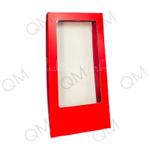 Коробка для шоколадной плитки 180*90*17 мм (красная), 50шт