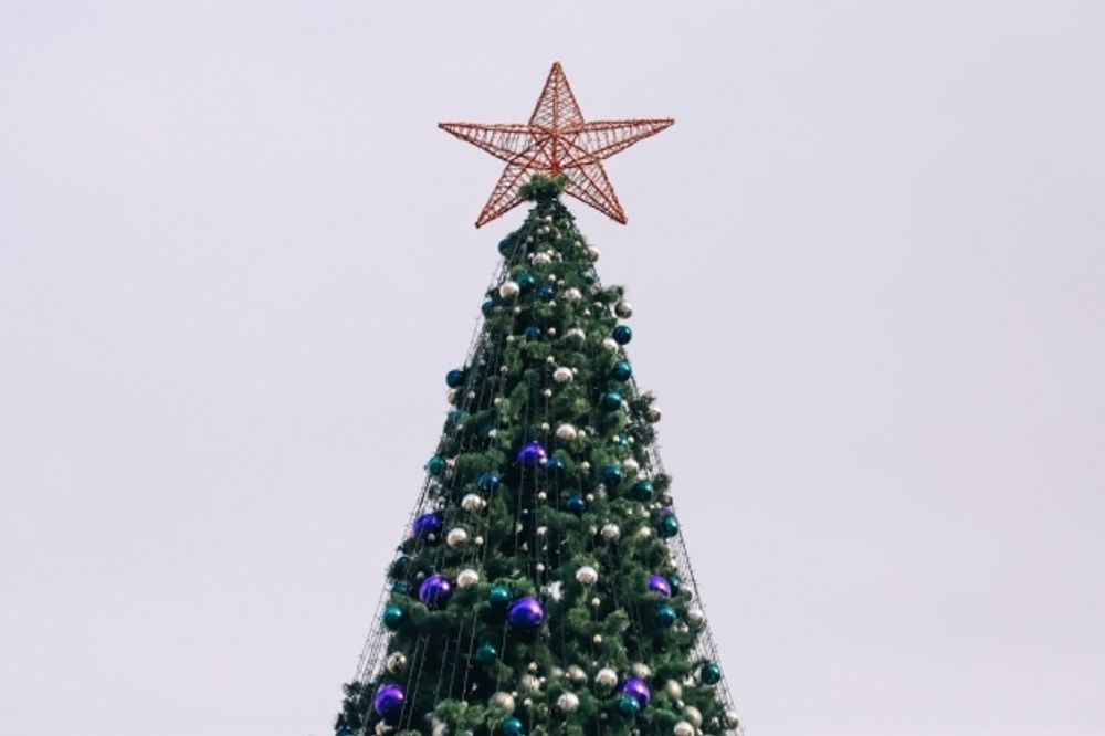 Макушка - звезда на елку «Кремлевская» красная