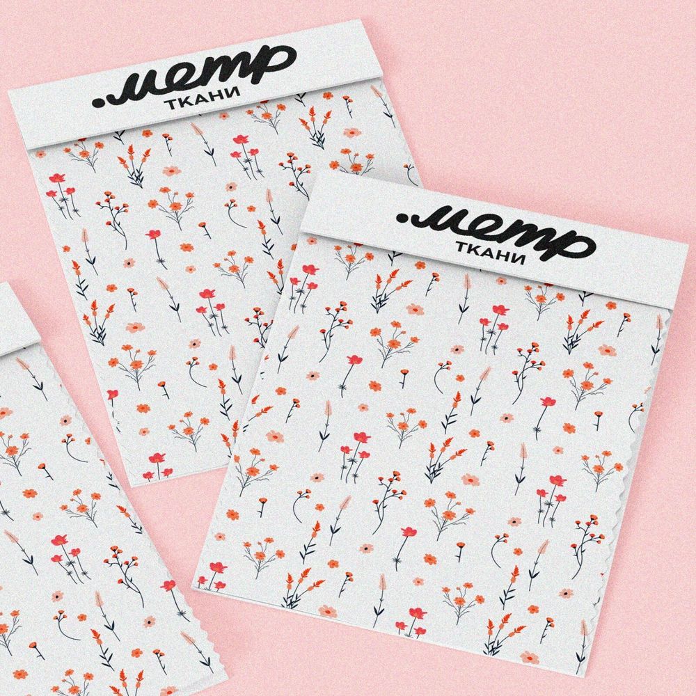 Ткань дюспо нежные полевые цветочки