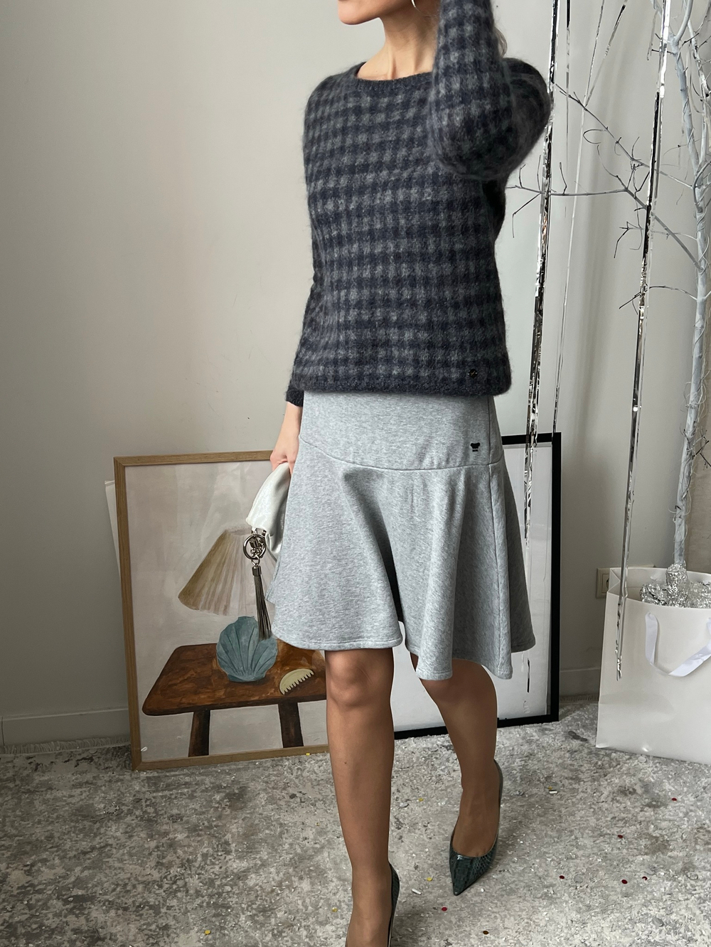 Хлопковая юбка Weekend Max Mara, М