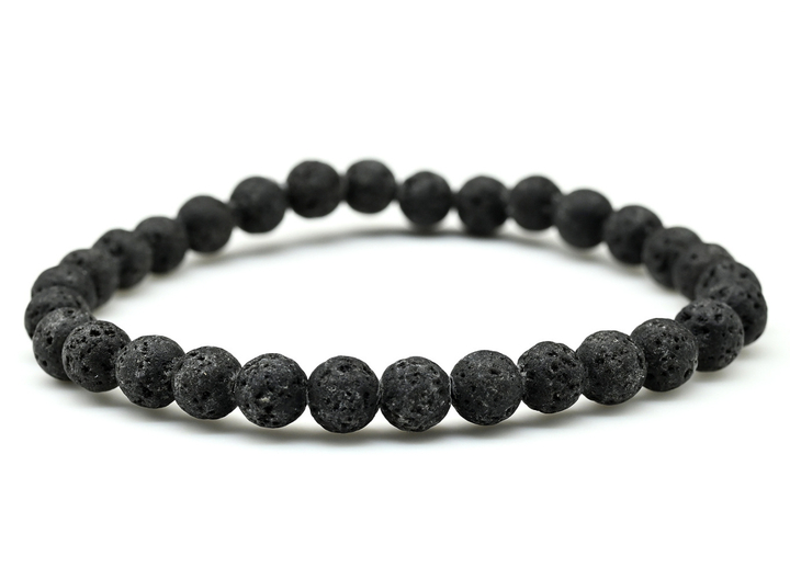 Браслет Лава шар 6 мм