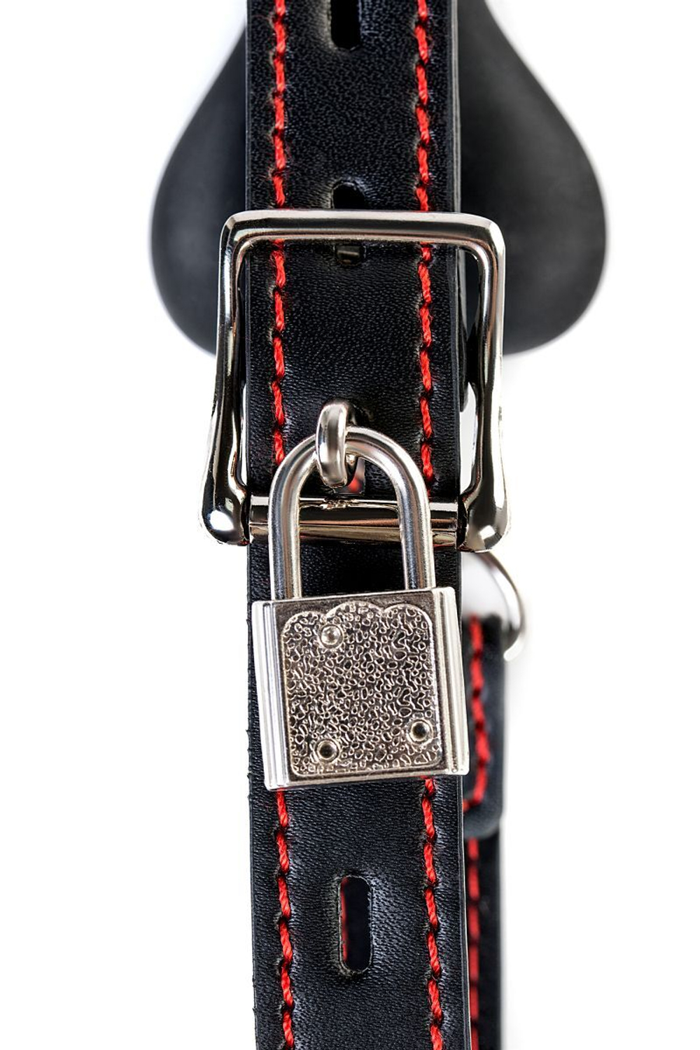 Черный кляп-трензельTOYFA Theatre в виде косточки (Цвет: черный)