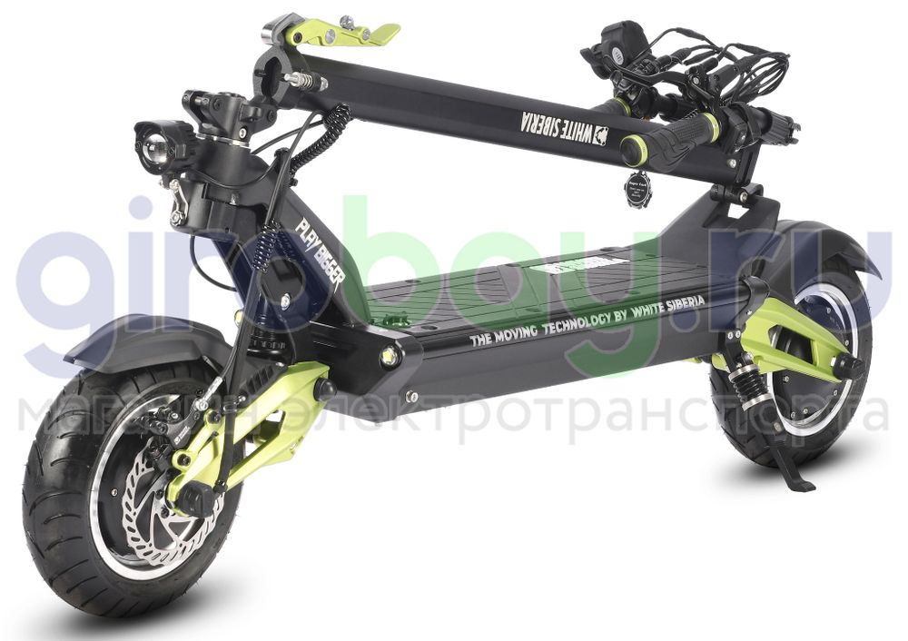 Электросамокат WHITE SIBERIA NERPA PRO 3600W Elka Green (зеленый) фото 10 фото №15