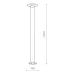 SL087.415.01 Светильник уличный наземный ST-Luce Черный кварцевый LED 1*12W 4000K CONTARIO