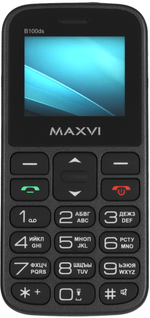 Сотовый телефон Maxvi B100i Black
