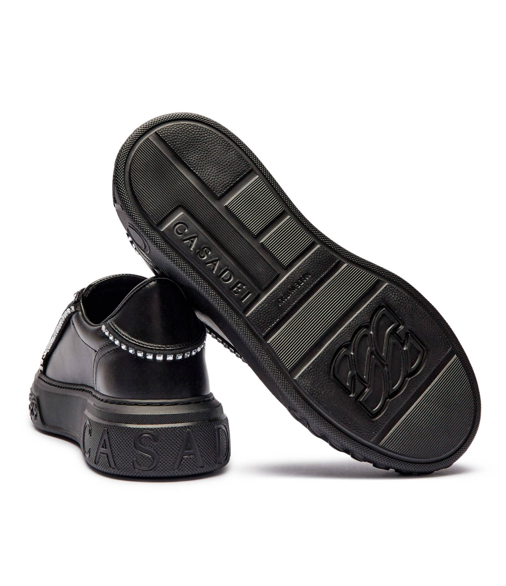 Кожаные кроссовки Casadei - черный(2X018Y020NC2509)