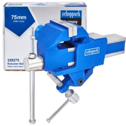 Тиски слесарные поворотные мини (ширина губ - 75мм) Scheppach Sch-329275