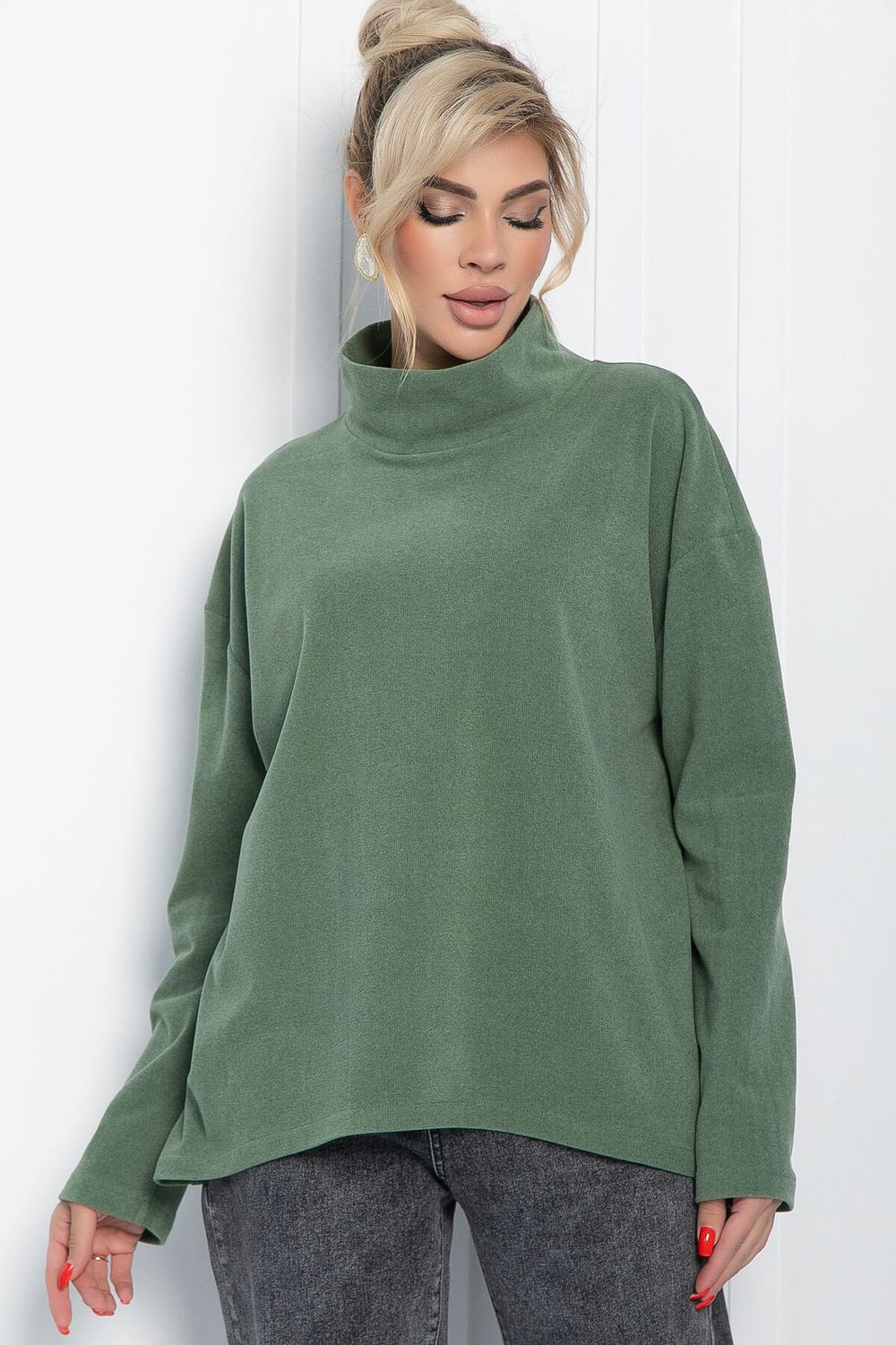 Джемпер Дайра (зеленый) Б11691 LT Collection