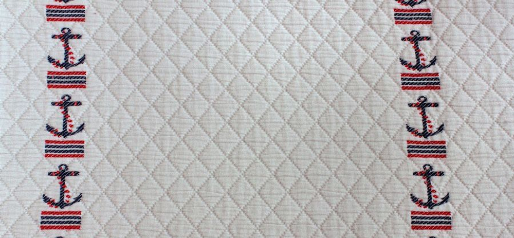 Элитное покрывало подростковое Морячок бежевое от Luxberry фрагмент