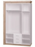 Шкаф для одежды распашной с полками 140,8х54,2х219 см