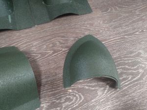 Заглушка конька конусная , полиэстер глянец