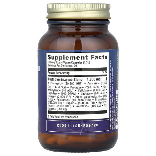 HealthForce Superfoods, Ферменты для улучшения пищеварения, 120 овощных капсул