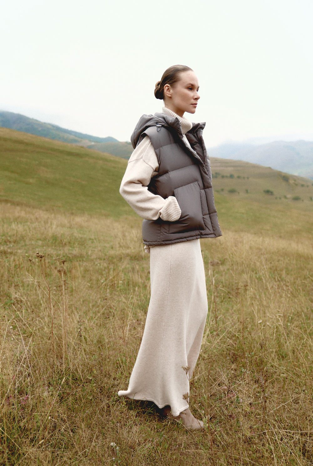 Жилет BECKY, мокко