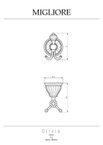 Крючок Migliore Olivia 17554 хром
