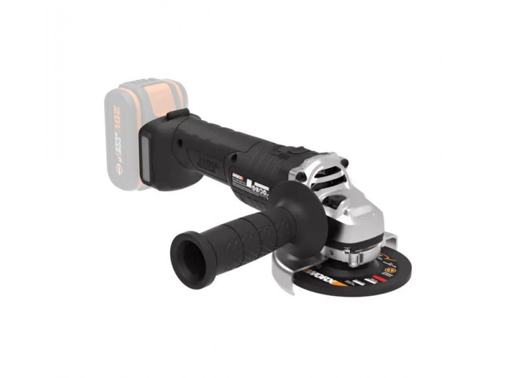 Угловая шлифмашина бесщёточная аккумуляторная WORX WX813.9