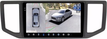 Магнитола для Volkswagen Crafter 2 2017+ - FarCar BX3001M-360 монитор 10.36" 2K QLED на Android 13, 6Гб+128Гб, CarPlay, 4G SIM-слот, 4 камеры в комплекте