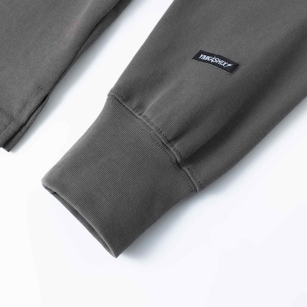 Лонгслив Ymkashix Rugby темно-серый/зеленый