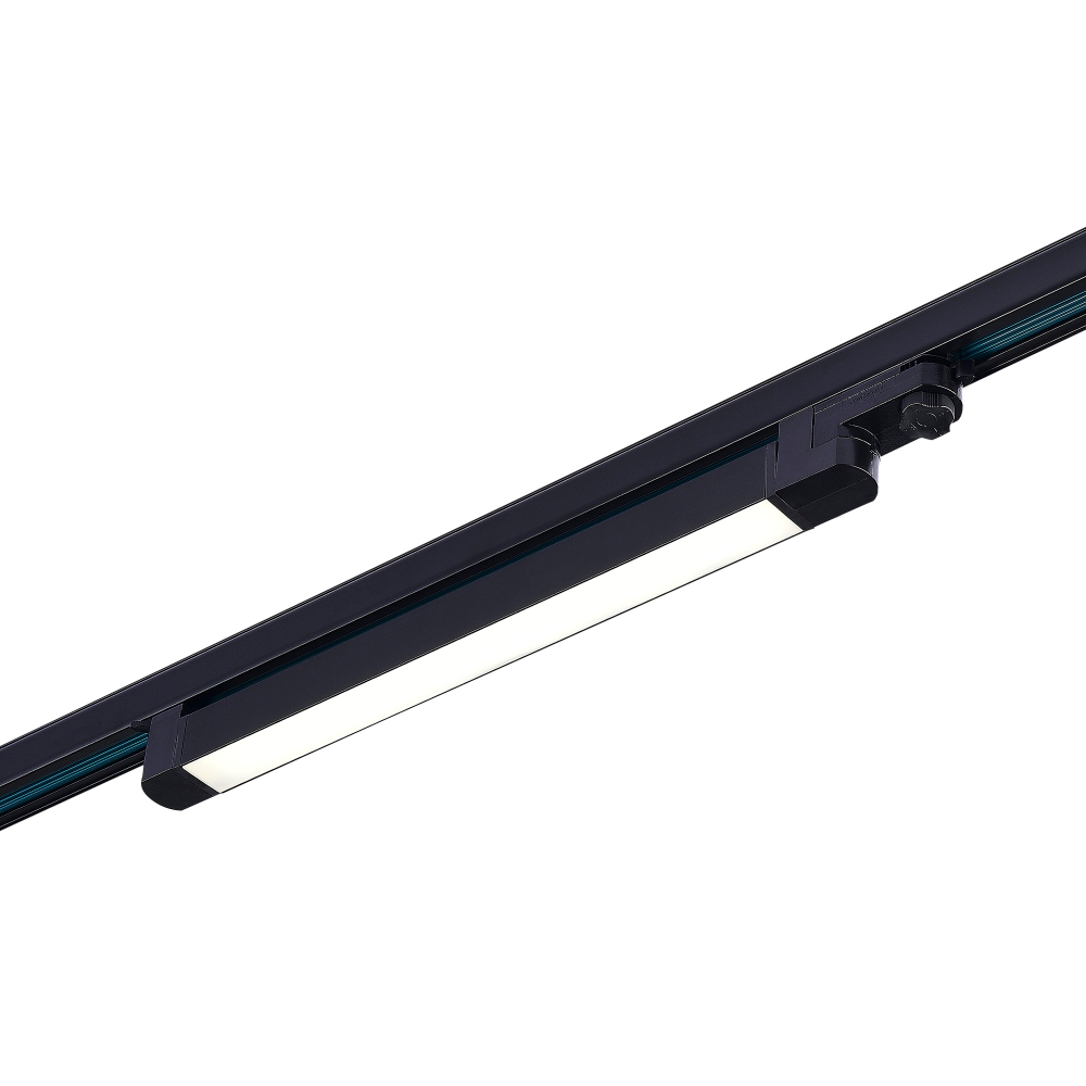 ST663.446.20 Св-к трек. Черный LED 1*20W 4000K 1 600Lm Ra&gt;90 120° IP20 L535xW33xH73 165-265V Трехфазная трековая система