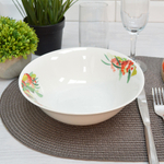 Салатник 980мл 20см Рябина, фарфор, Jewel