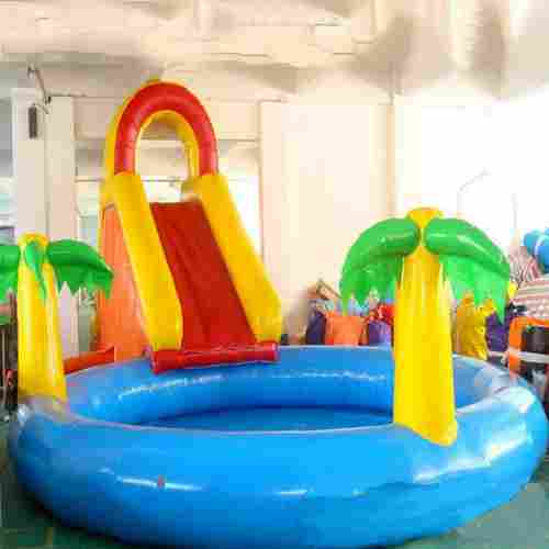 Надувной аквапарк на суше с бассейном «Мираж», 7*3*3 м