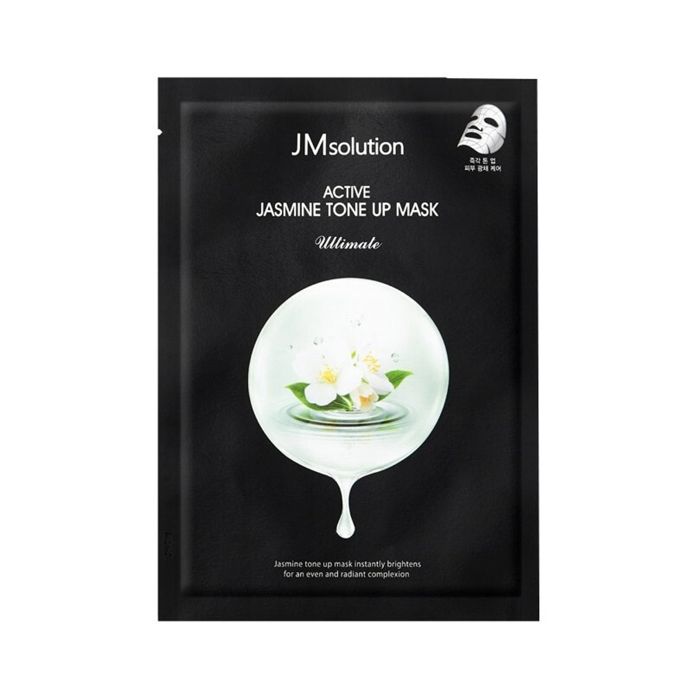 Тканевая маска с экстрактом жасмина JMSOLUTION Active Jasmine Tone Up Mask