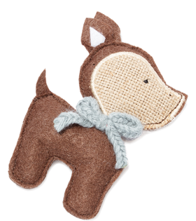 Игрушка для кошек из натуральных материалов "Олененок Кантри", 100мм, серия NATURAL, Triol