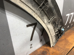 Накладка крыла заднего правого Kia Seltos 19-нв Б/У Оригинал 87744Q5000