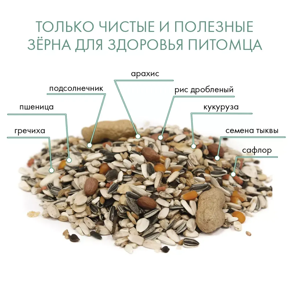 Корм для крупных попугаев FIORY Pappagalli