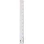 Линейка DELI "Clasic", 30 см, прозрачная