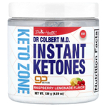 Divine Health, Компания Dr. Coliber MD, Keto Zone, быстрорастворимые кетоны, со вкусом малинового лимонада, 130 г (4,59 унции)