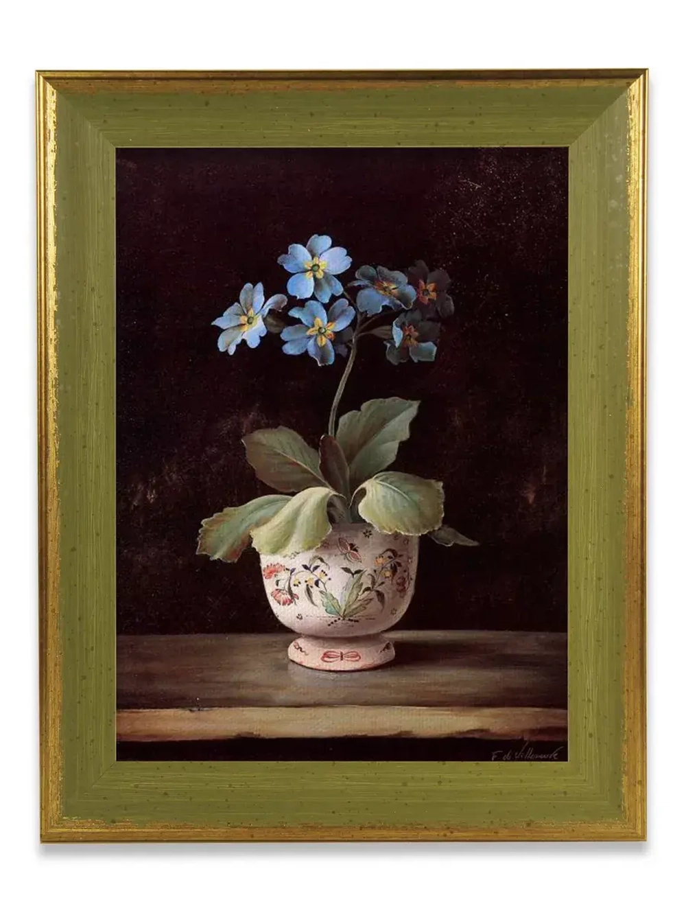 Картина в винтажной раме "Botanic" 25*32 см