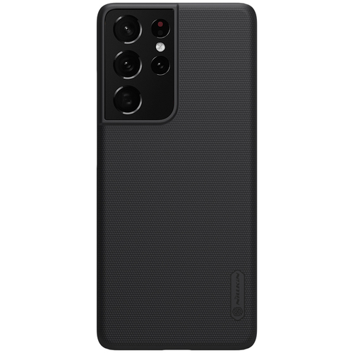 Чехол от Nillkin для Samsung Galaxy S21 Ultra, серия Super Frosted Shield черного цвета