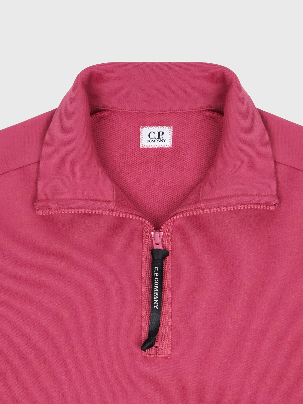Свитшот на молнии C.P. Company Diagonal Raised Half Zip Rose