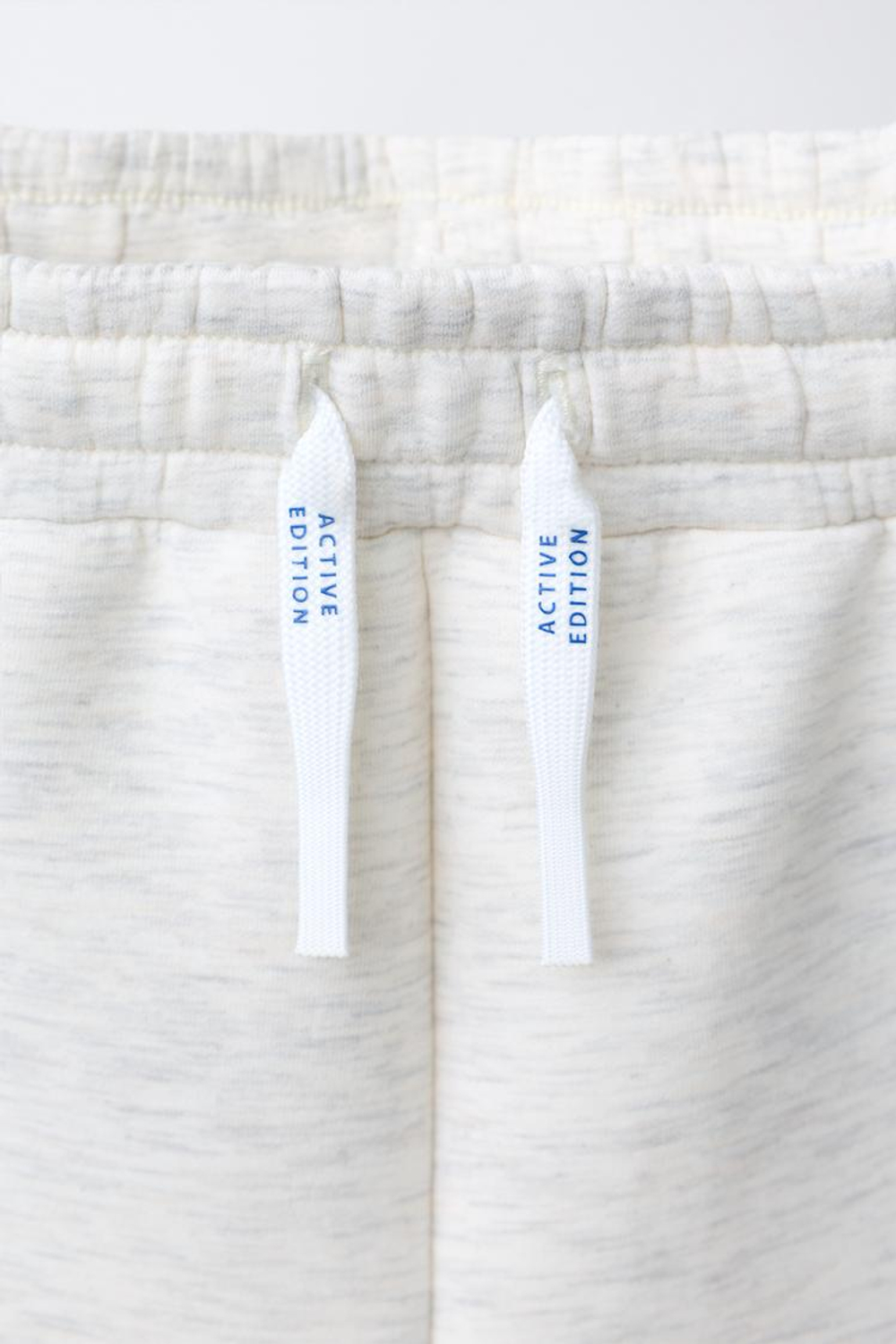 ZARA СПОРТИВНЫЕ ШОРТЫ-БЕРМУДЫ С ЛОГОТИПОМ, СЕРЫЙ МЕЛАНЖ