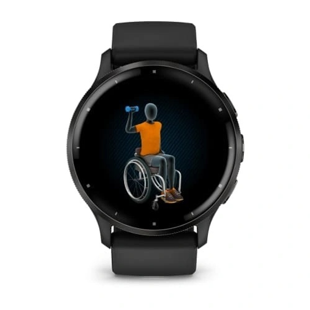 Умные часы Garmin Venu 3 Black with Black Buckle