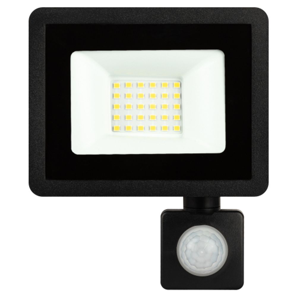 Прожектор светодиодный уличный ЭРА LPR-042-2-65K-030 30Вт 6500K IP44 рег ИК д/д гарантия 2 года | Прожекторы Стандарт