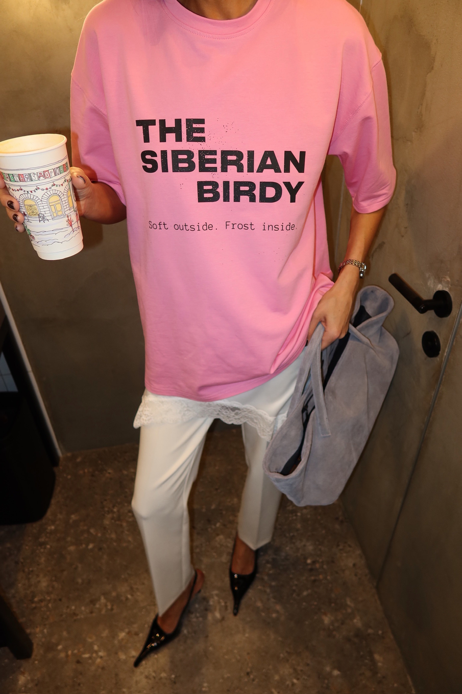 Футболка SIBERIAN BIRDY | Розовый