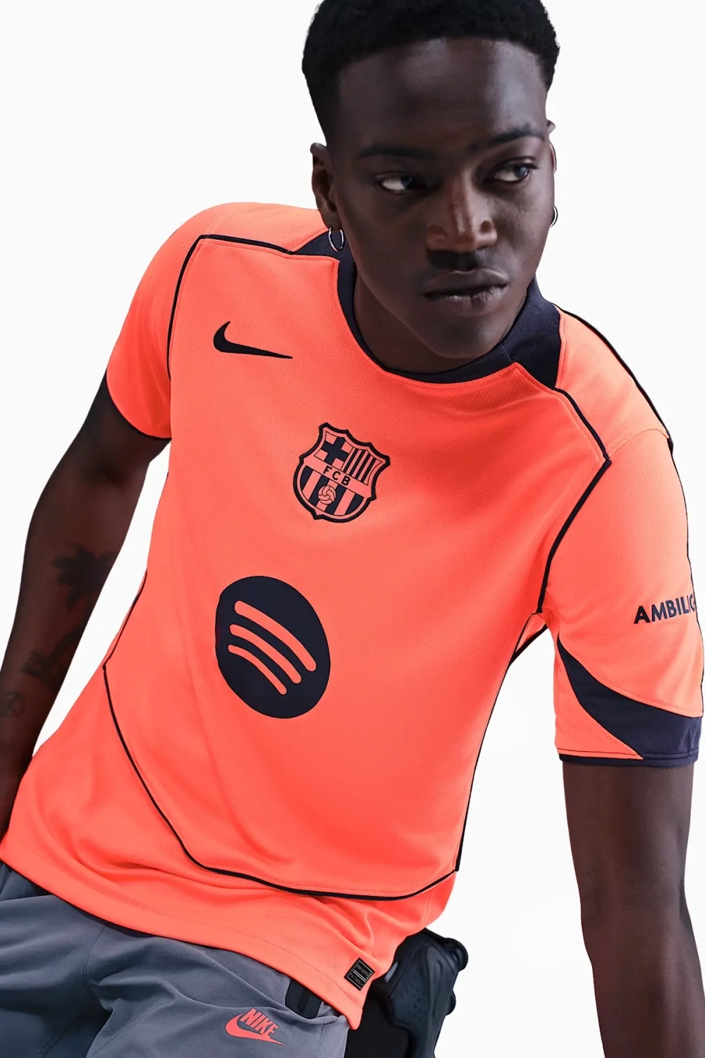Футболка Nike FC Barcelona 25/26 3rd Stadium - оранжевый