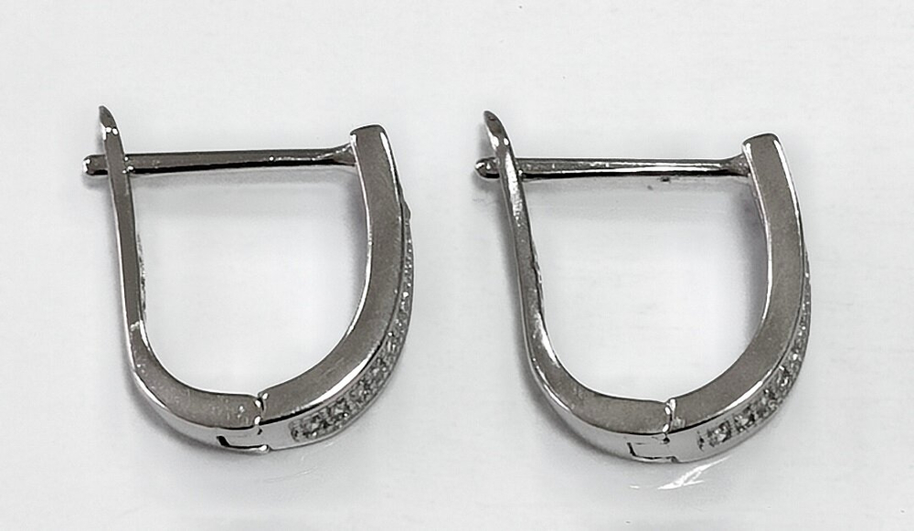 Ювелирные серьги "Эстерелла" из серебра