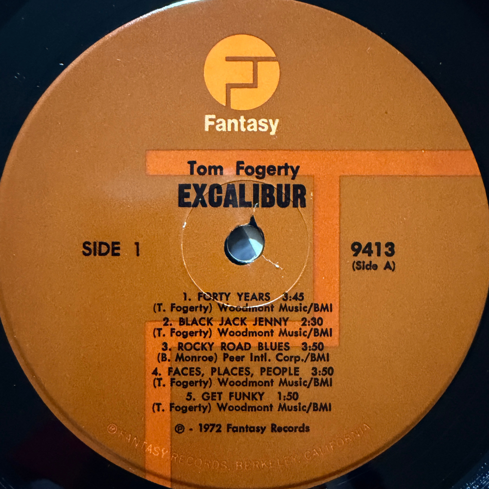 Tom Fogerty ‎– Excalibur (США 1972г.) Т