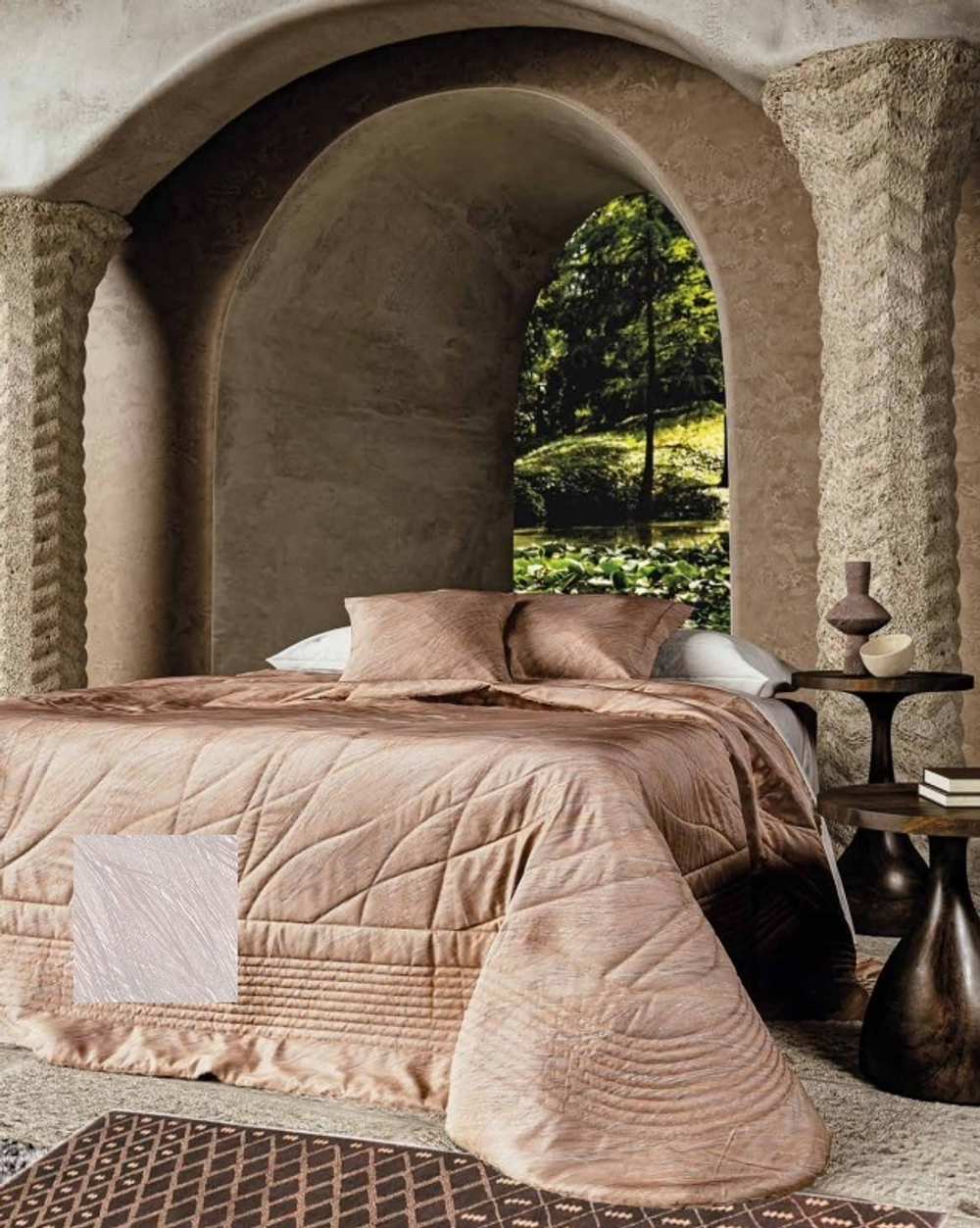 Покрывало 270х270 Dondi Posidonia tortora