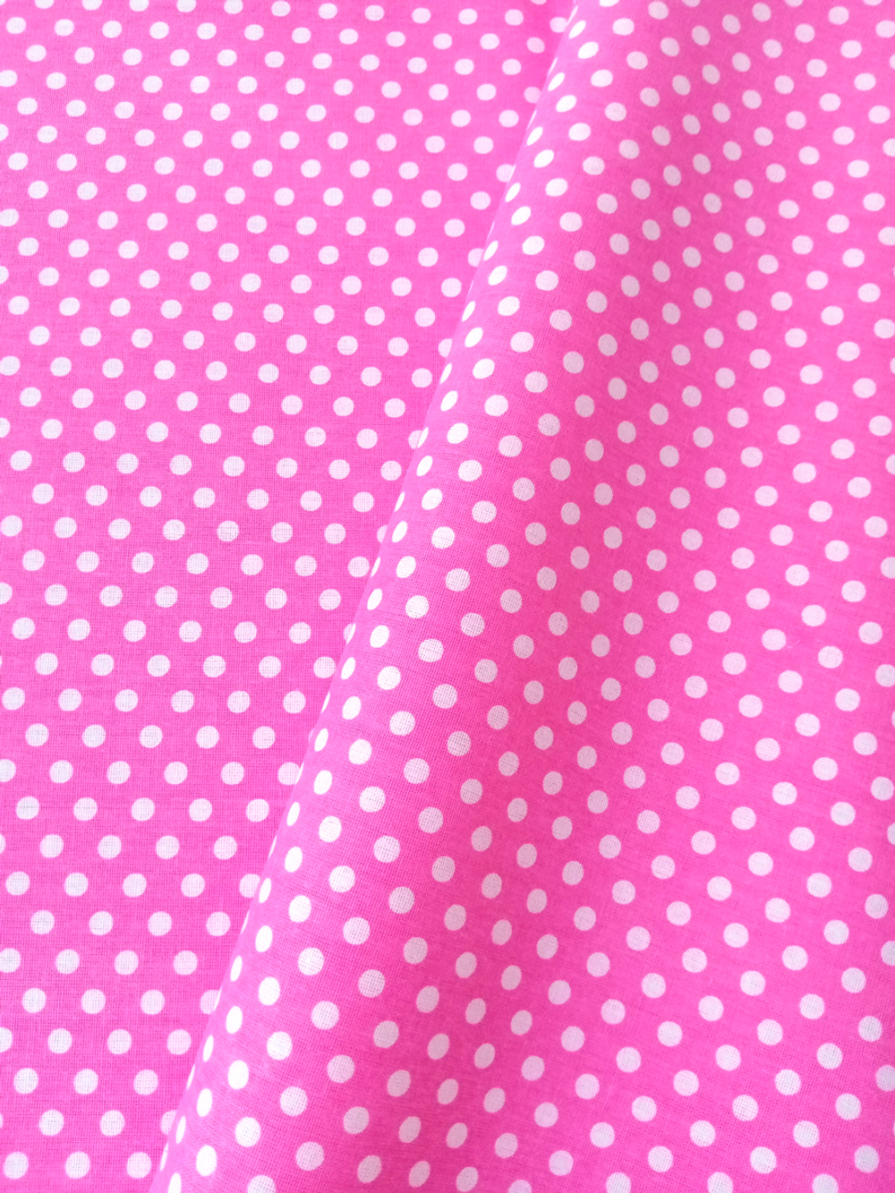 Ткань бязь плательная, рис. " Горох 6 мм", ширина 150 см, арт. 085