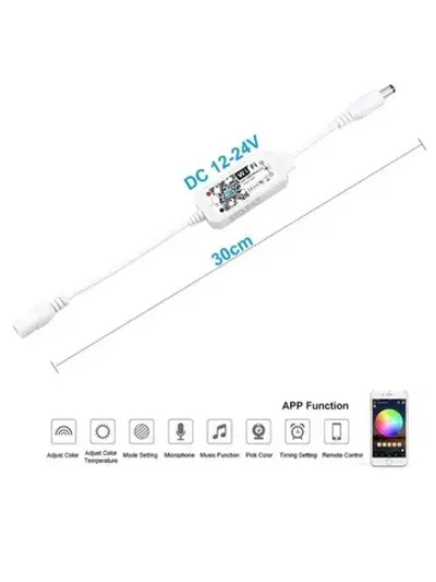 Умный WIFI диммер-контроллер для светодиодной ленты для Алисы 12-24V голосовое управление светом